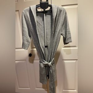 Banana Republic cashmere blend hoodie cardigan.